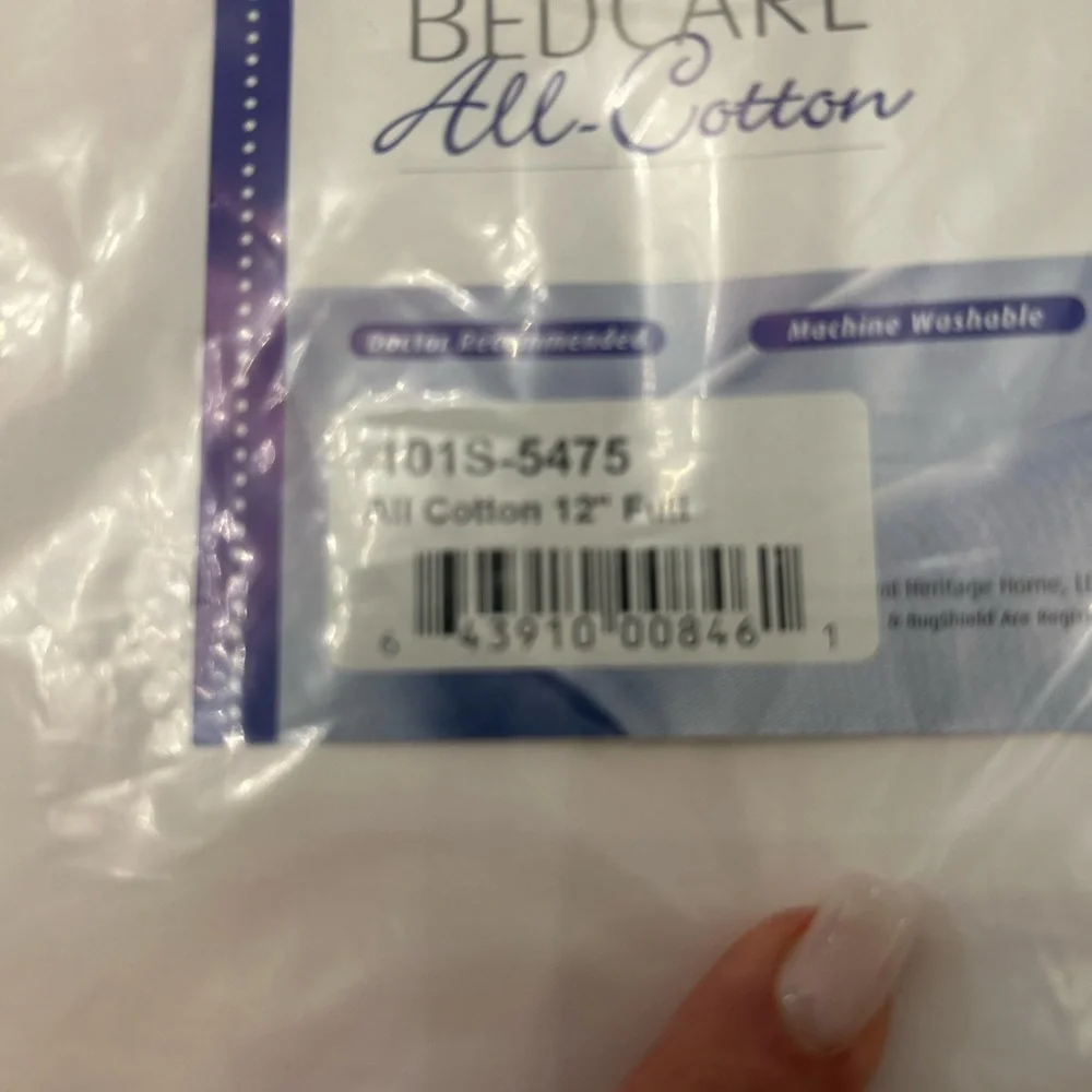 New Bed Care All Cotton Allergy and Bed Bug Proof 12” Mattress Cover Full